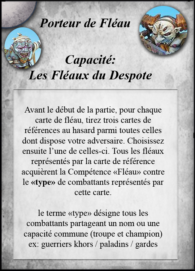 capacité fléau